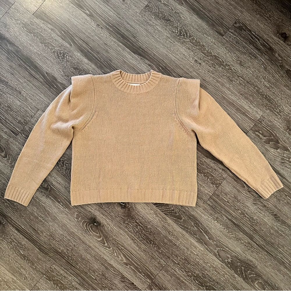 Naadam structured shoulder sweater